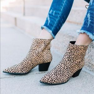 Cheetah booties